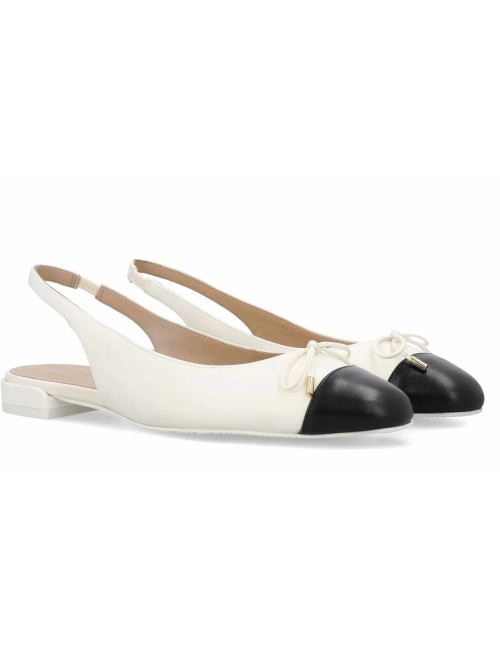 Banllerines CHANEL T 41,5 C ouvertes bicolores