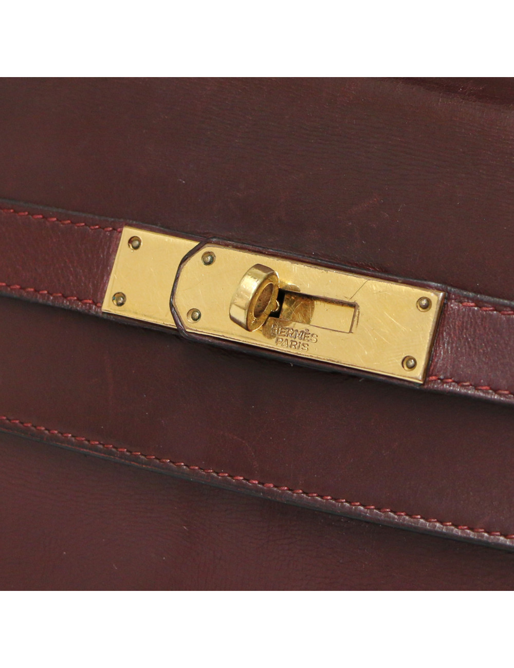 Kelly 32 HERMES rouge H Vintage