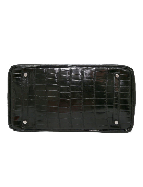 Birkin 35 HERMES Porosus noir