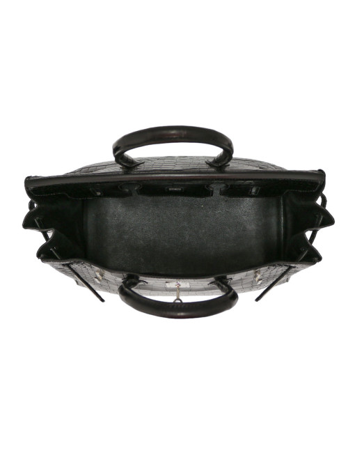 Birkin 35 HERMES Porosus noir