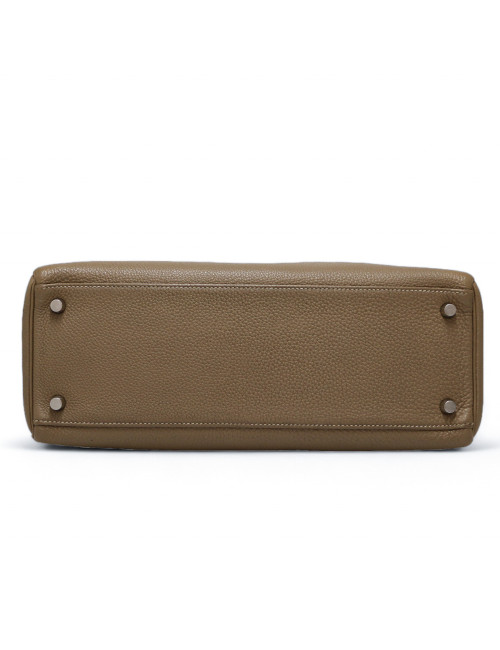 Sac Kelly 32 étoupe HERMES retourné