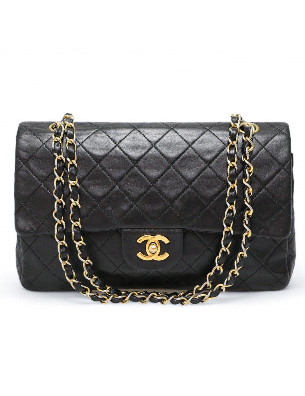 Timeless CHANEL médium cuir d'agneau noir