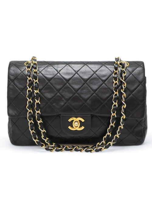 Timeless CHANEL médium cuir d'agneau noir