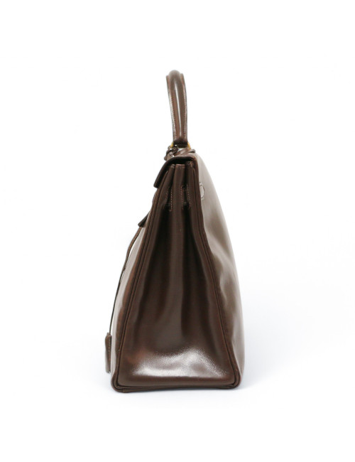 Kelly HERMES 32 retourné box marron