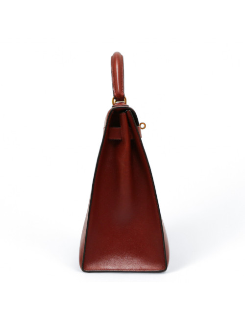 Kelly 32 sellier HERMES rouge H box