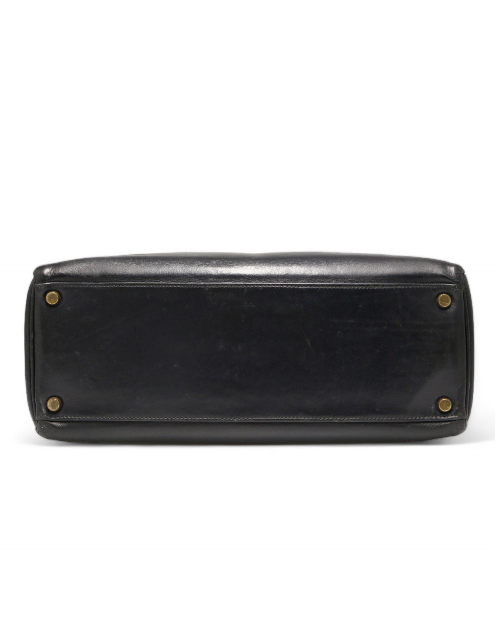 Kelly HERMES 32 cuir boxx bleu Vintage