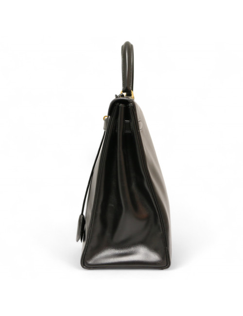 Kelly 35 HERMES retourné box noir