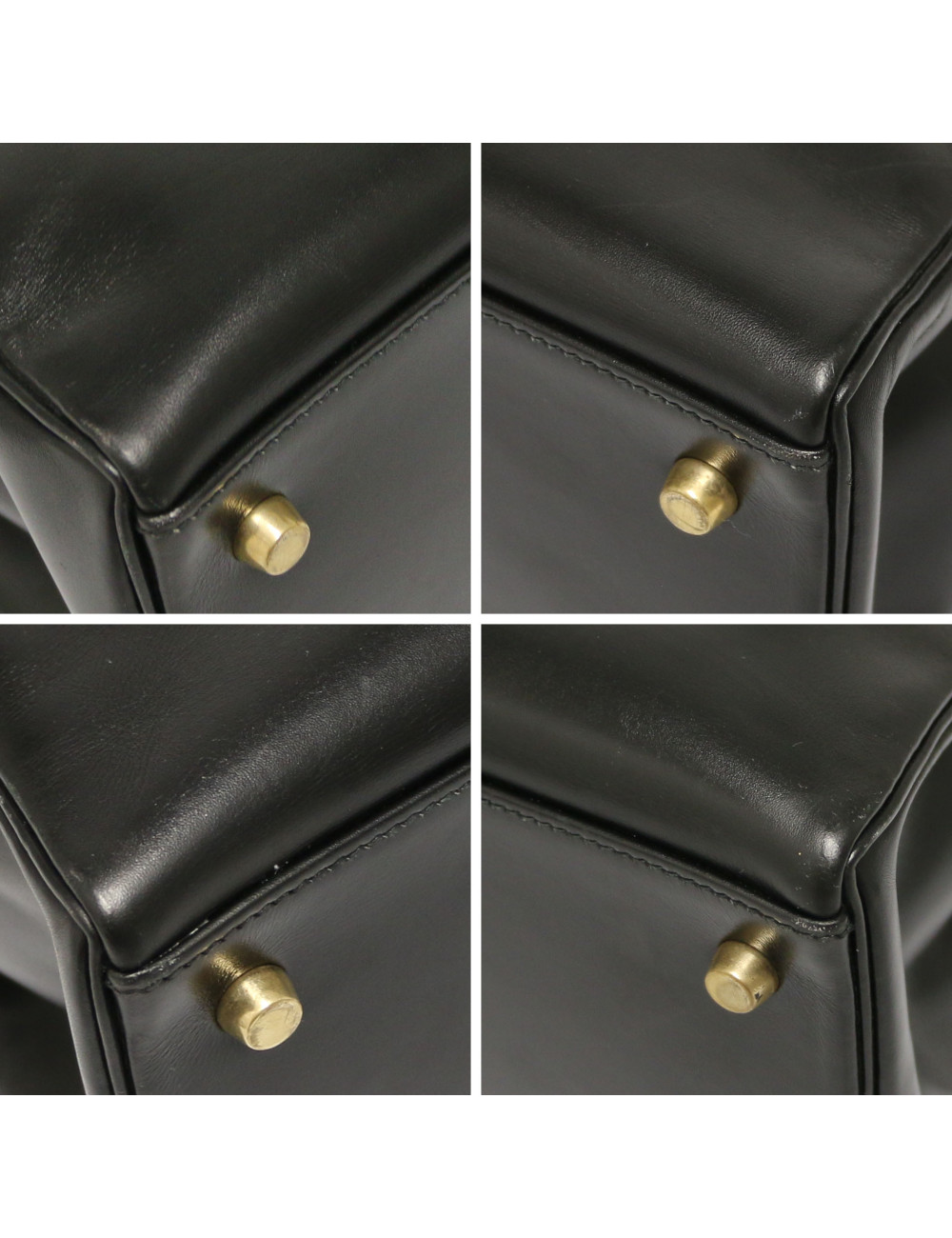 Kelly 35 HERMES retourné box noir