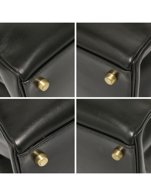 Kelly 35 HERMES retourné box noir
