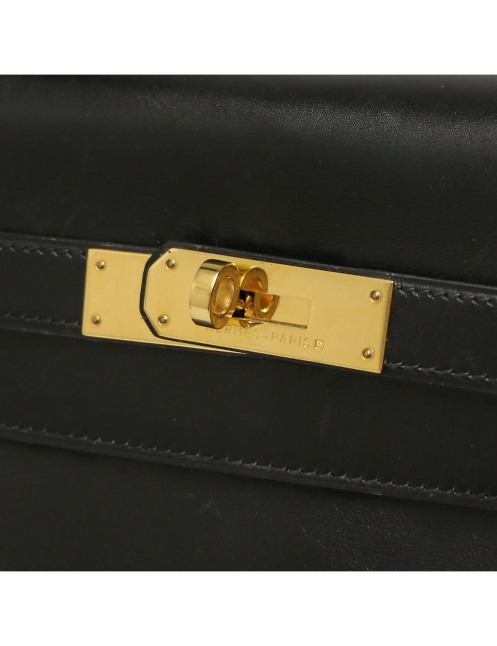 Kelly 35 HERMES retourné box noir