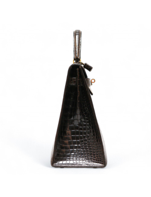 Kelly 32 HERMES porosus Vintage