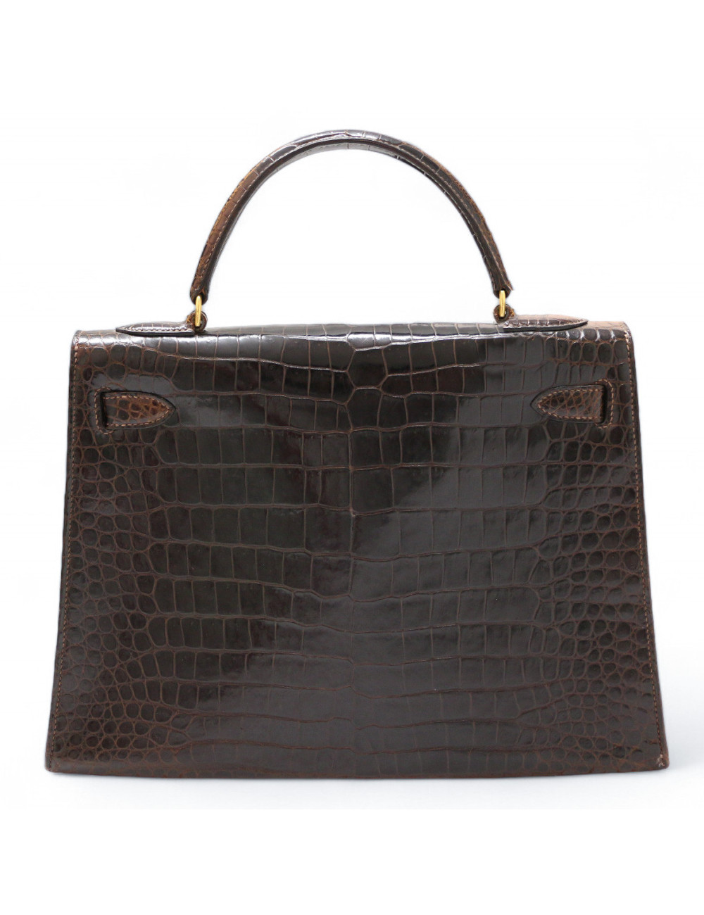 Kelly 32 HERMES porosus Vintage