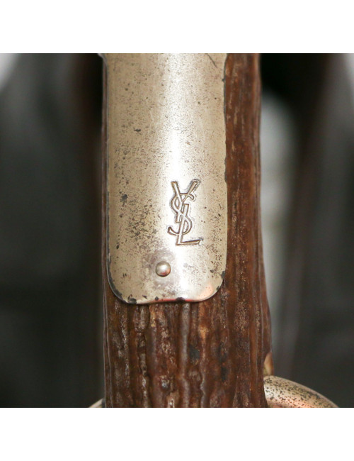 Sac Monbassa YVES SAINT LAURENT cuir marron