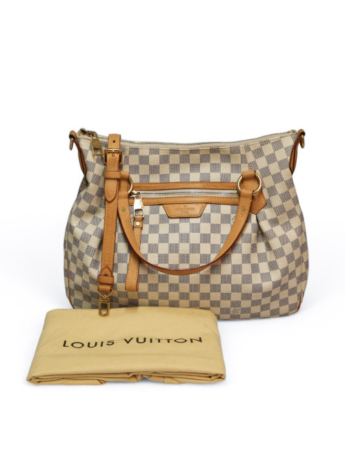 Sac LOUIS VUITTON Evora toile Damier MM