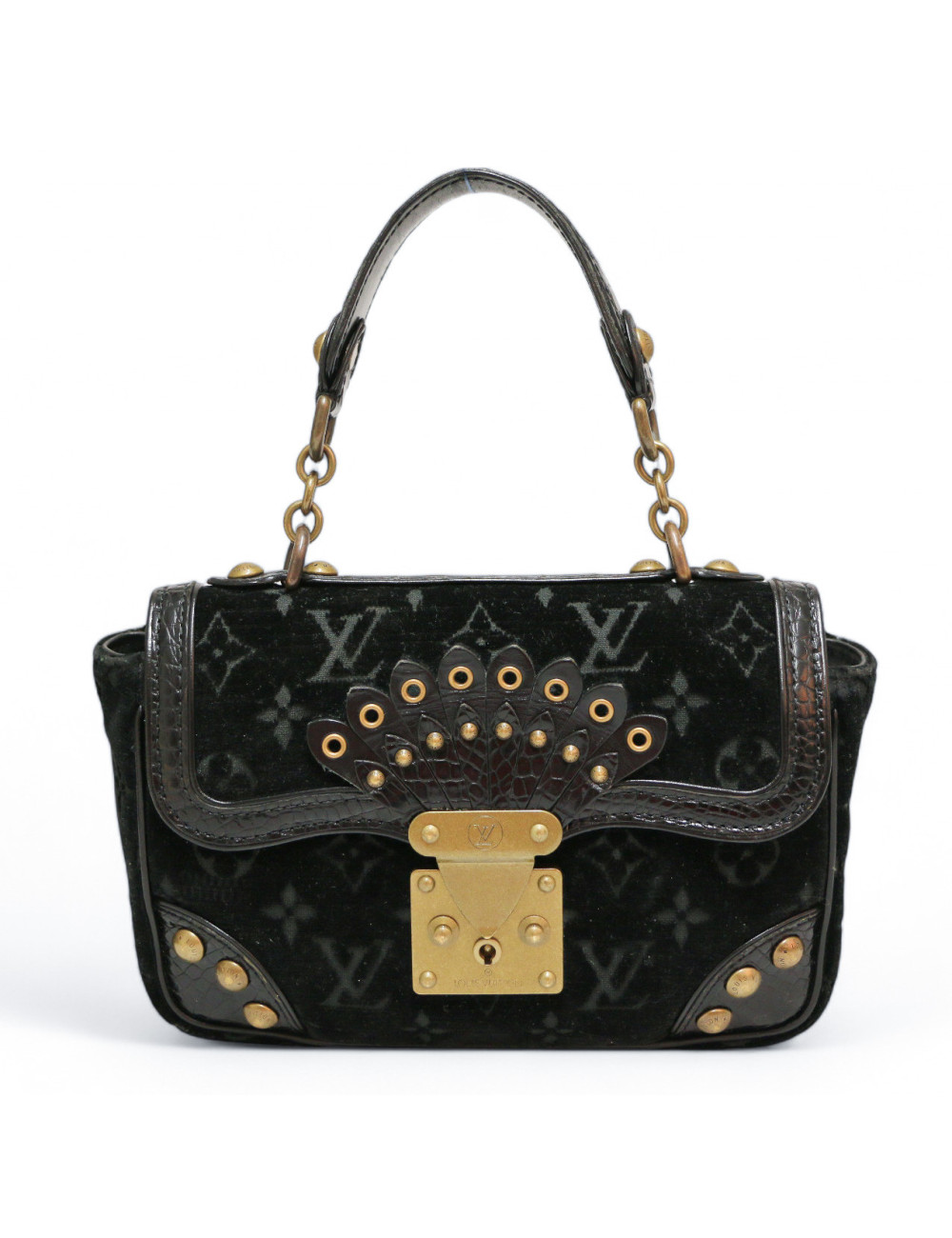 Sac Irving LOUIS VUITTON velours noir Monogram Edition limitéeVelours noir