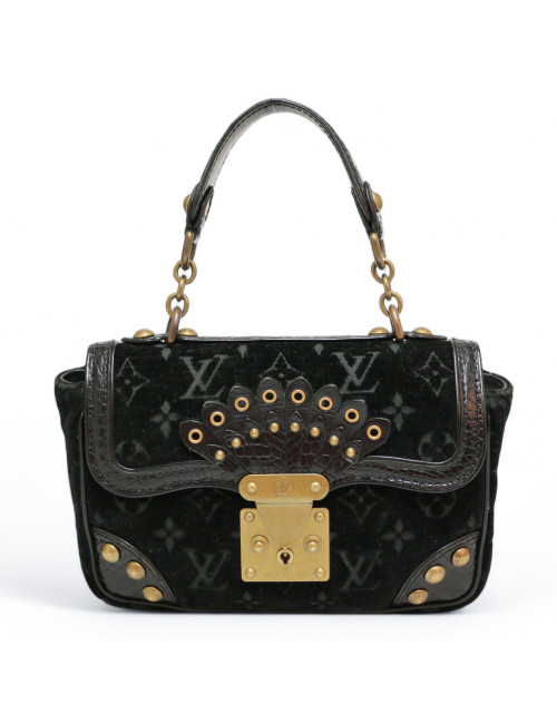 Sac Irving LOUIS VUITTON velours noir Monogram Edition limitéeVelours noir