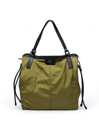 Cabas BURBERRY en toile kaki 2