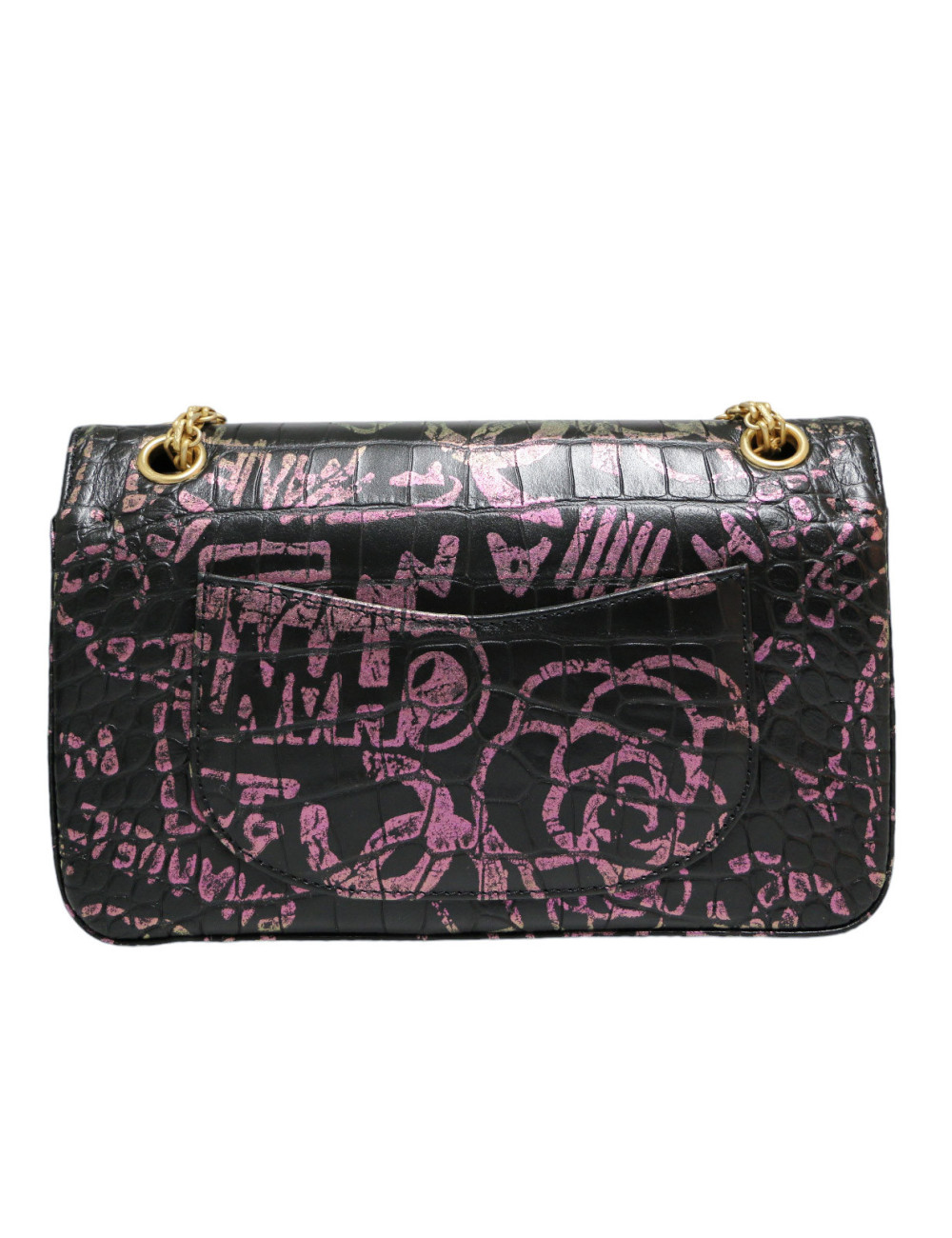 2.55 CHANEL graffitis réédition façon croco