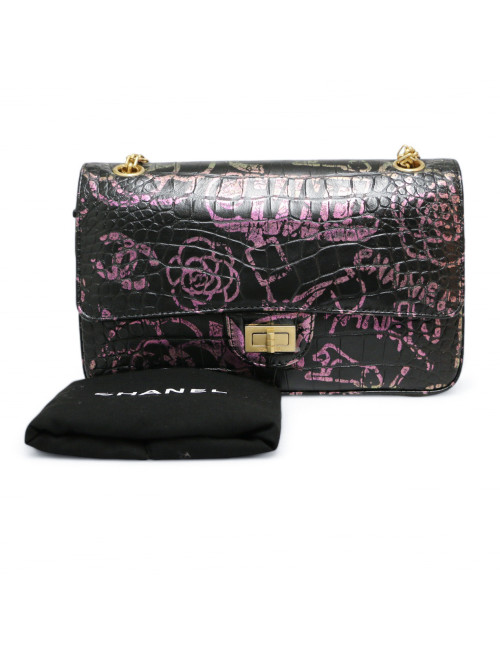 2.55 CHANEL graffitis réédition façon croco