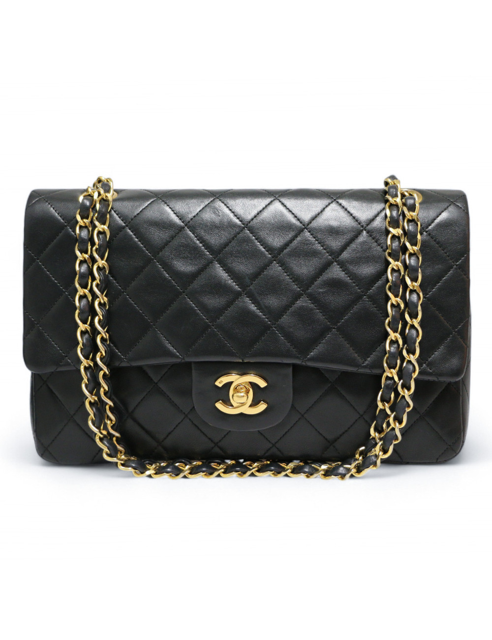 Sac Classique medium noir CHANEL vintage