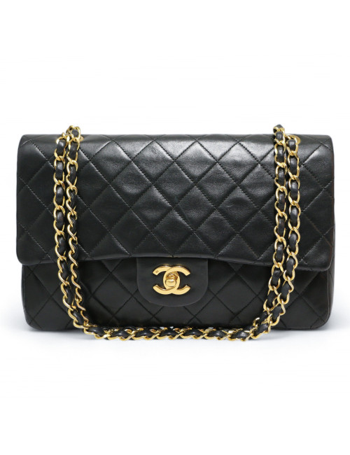 Sac Classique medium noir CHANEL vintage