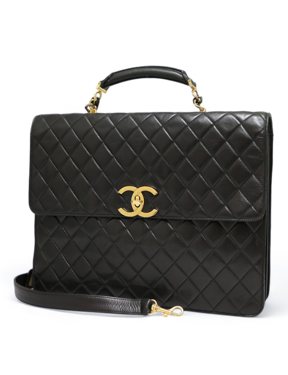 Porte documents CHANEL bandoulière vintage