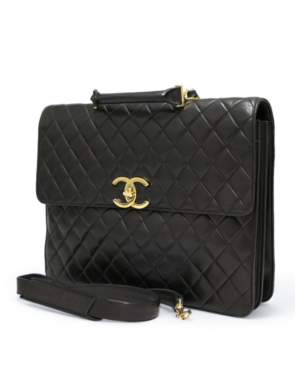 Porte documents CHANEL bandoulière vintage