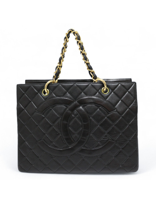 Cabas vintage CHANEL noir
