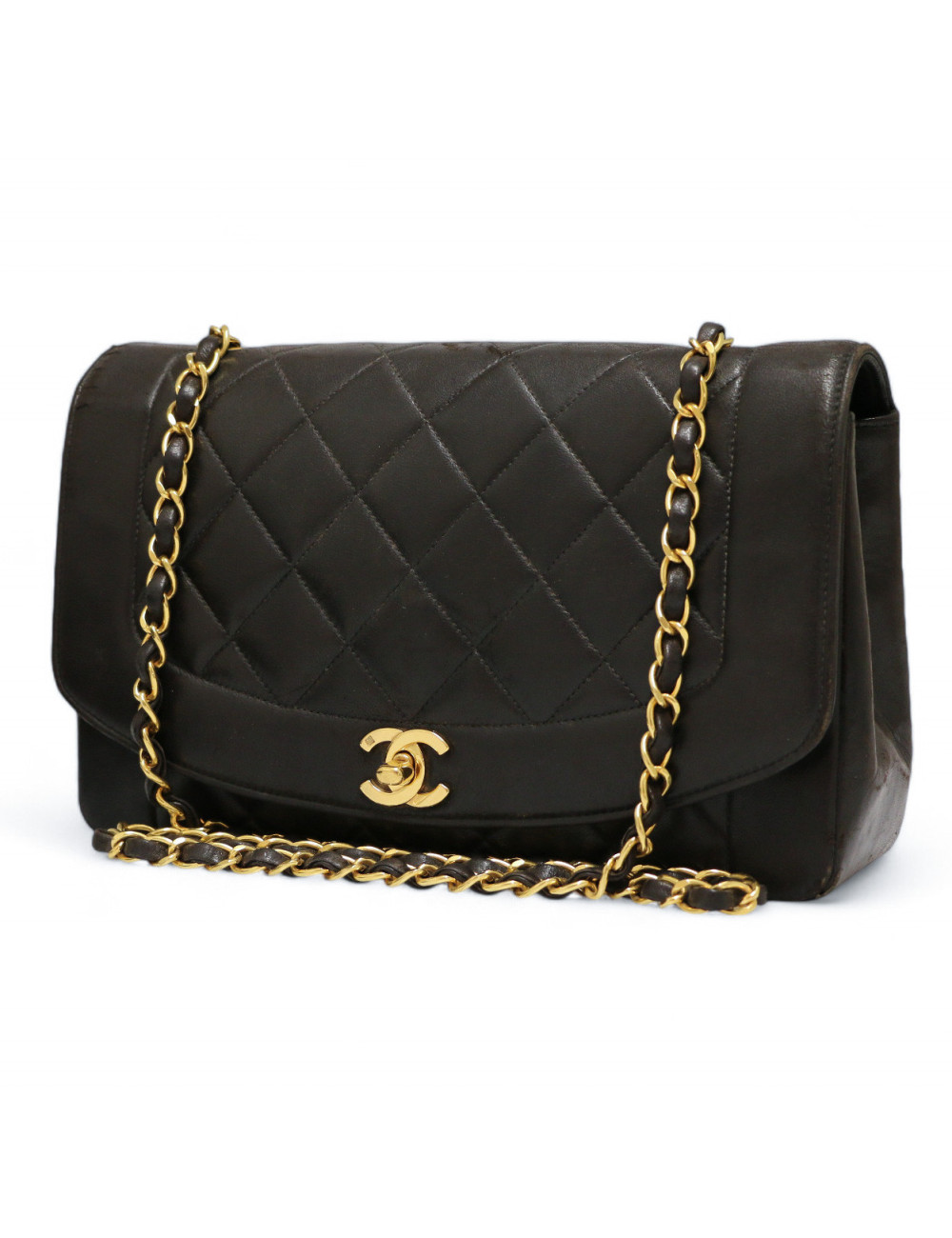 A REPARER Sac Diana 25cm CHANEL vintage