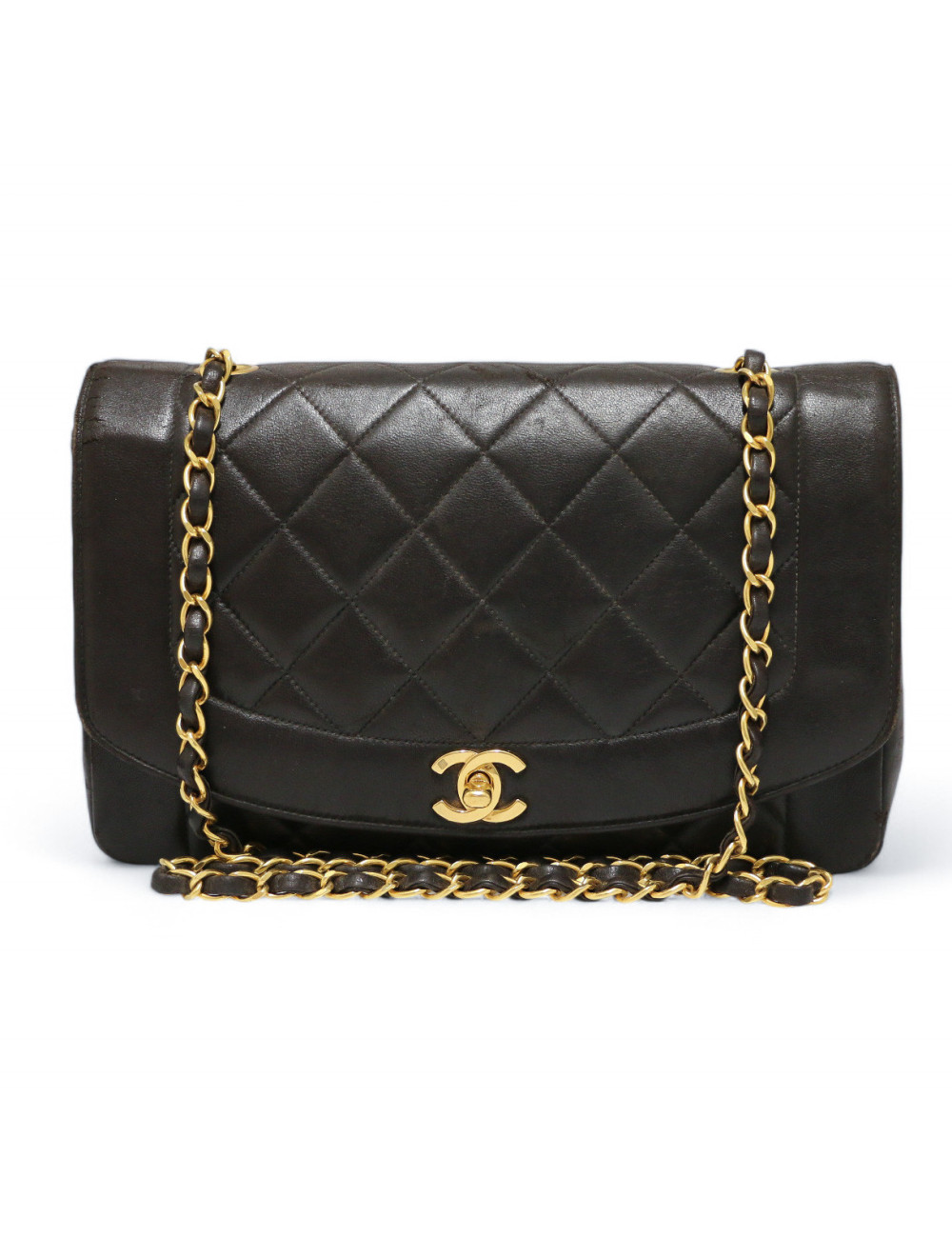 A REPARER Sac Diana 25cm CHANEL vintage