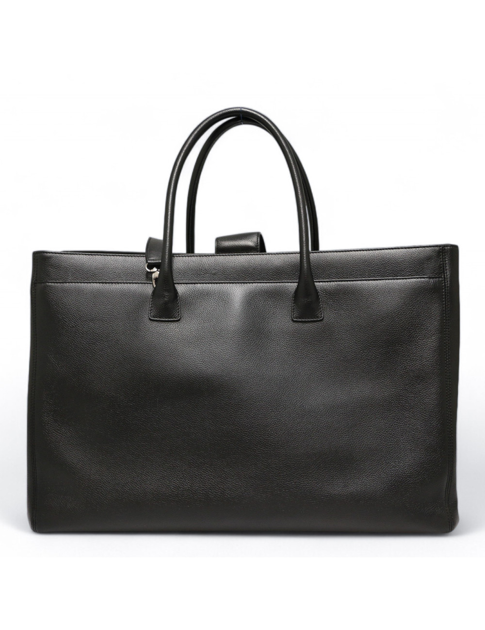 Cabas CHANEL grainé noir GM