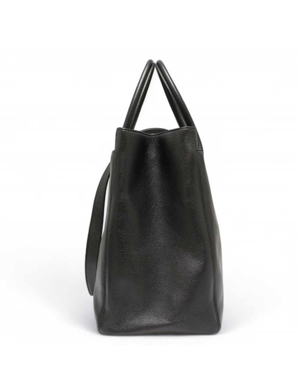 Cabas CHANEL grainé noir GM