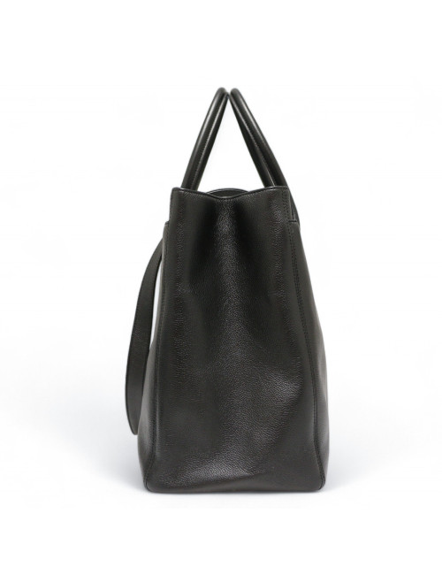 Cabas CHANEL grainé noir GM