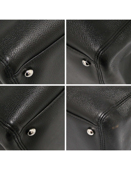 Cabas CHANEL grainé noir GM