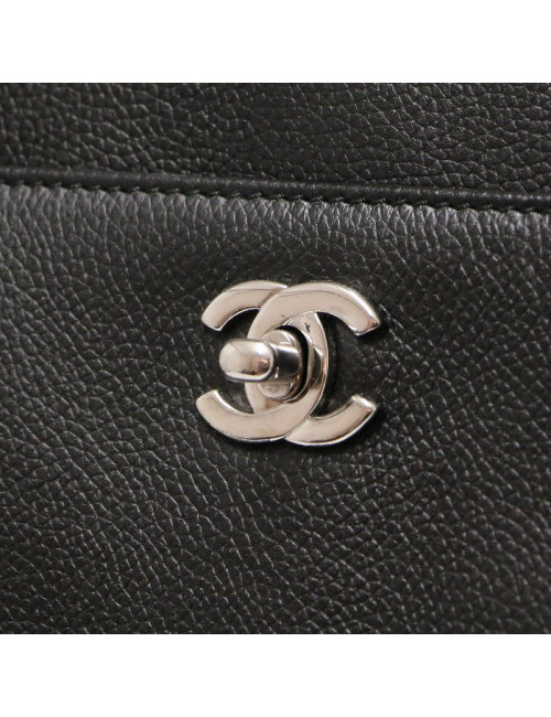Cabas CHANEL grainé noir GM