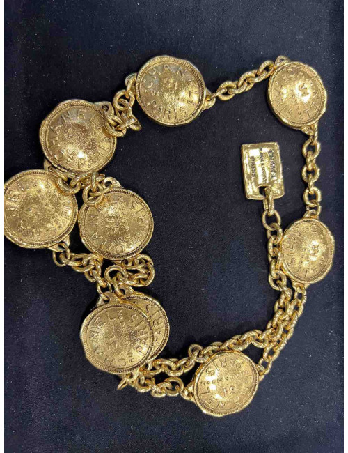 Ceinture CHANEL pièces dorées Vintage