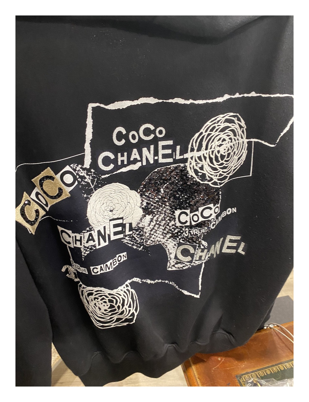 Sweat CHANEL Coco zippé