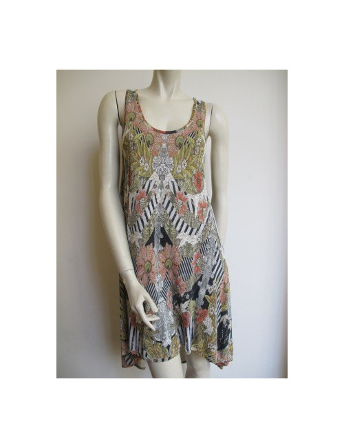 robe ALEXANDER MC QUEEN motifs fleurs