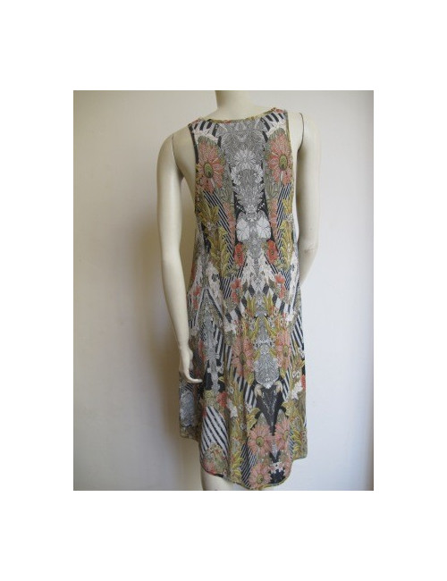 robe ALEXANDER MC QUEEN motifs fleurs