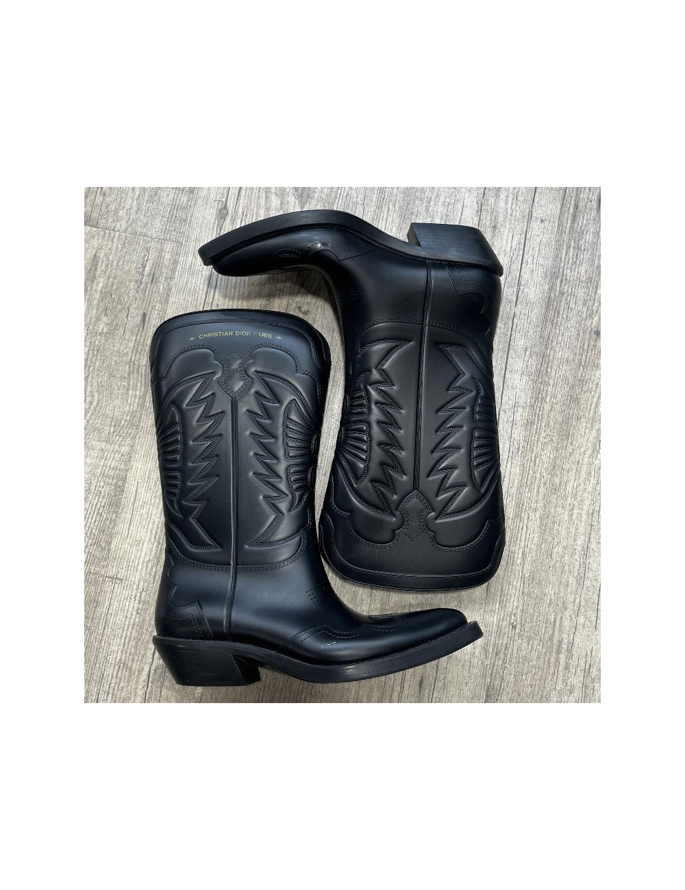 Santiags DIOR West caoutchouc T40