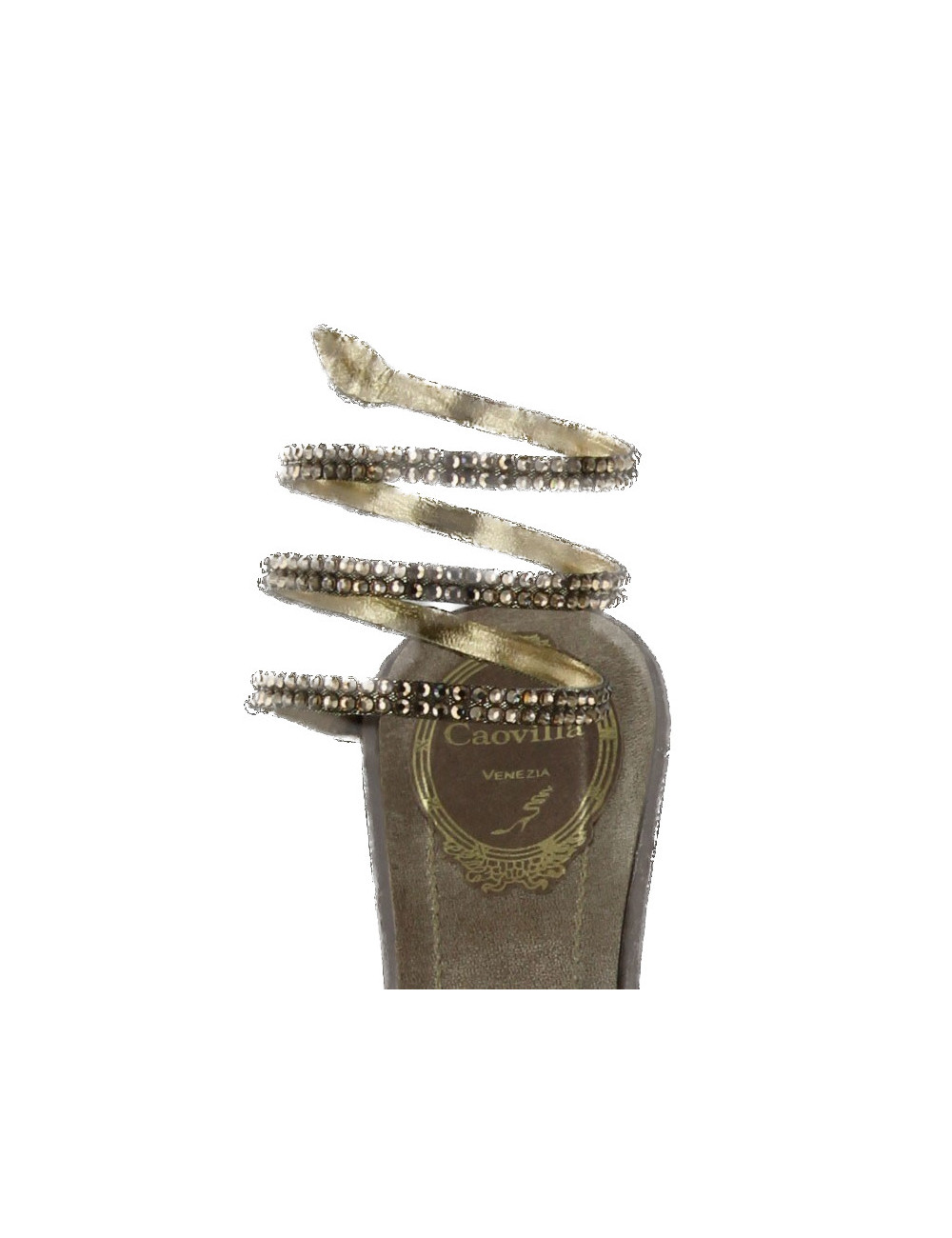 RENÉ CAOVILLA T38, 5 snake rhinestone pumps