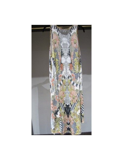 robe ALEXANDER MC QUEEN motifs fleurs