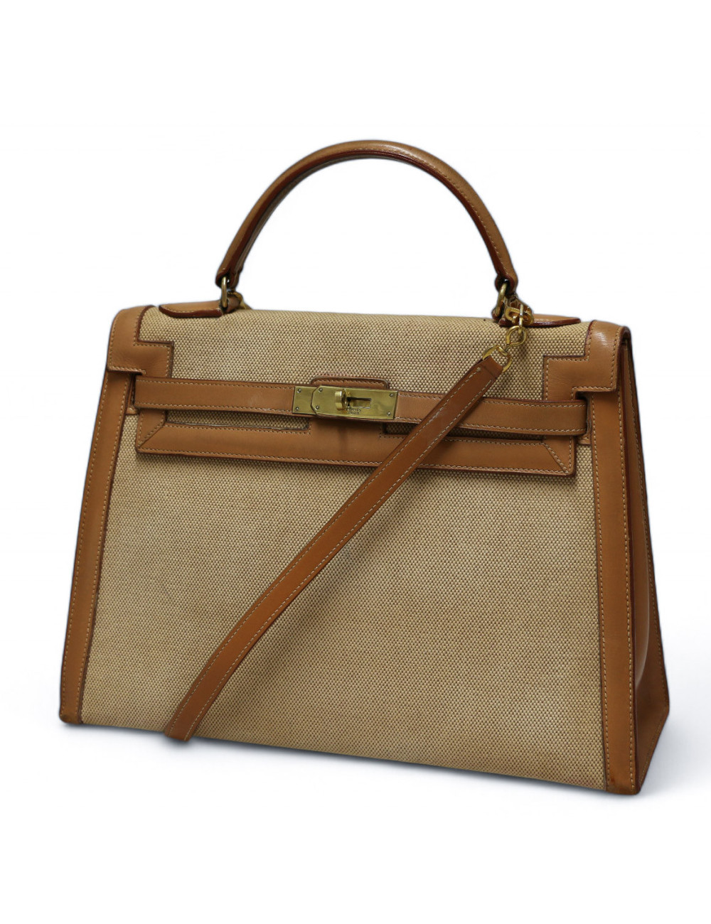 Kelly HERMES toile et cuir 