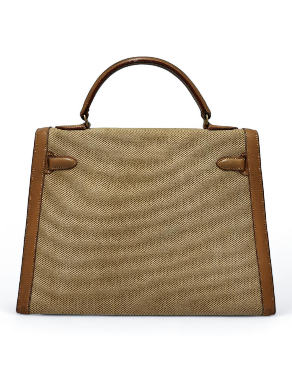 Kelly HERMES sellier 32 toile et cuir