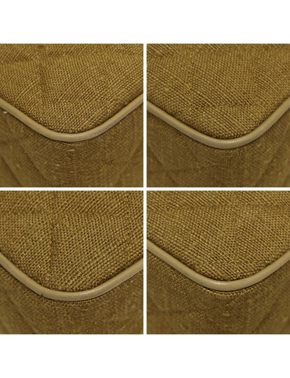 Sac Caméra CHANEL lin  Vintage