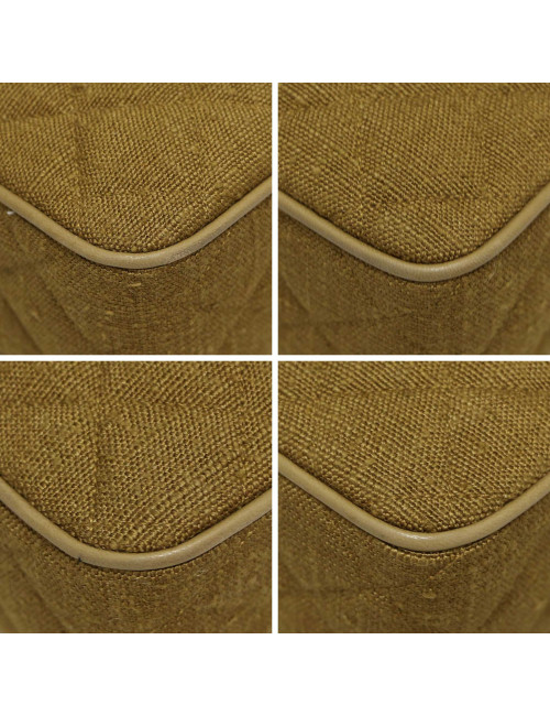 Sac Caméra CHANEL lin  Vintage