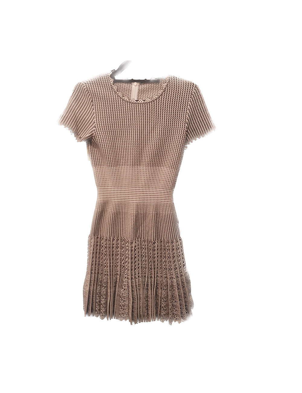 Robe ALAIA T40 noire et blanche