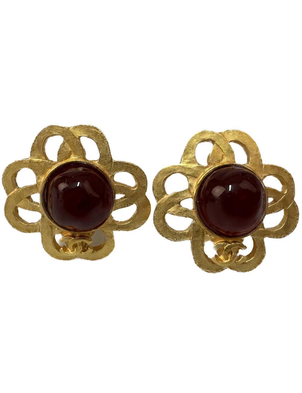 Clips CHANEL fleur vintage