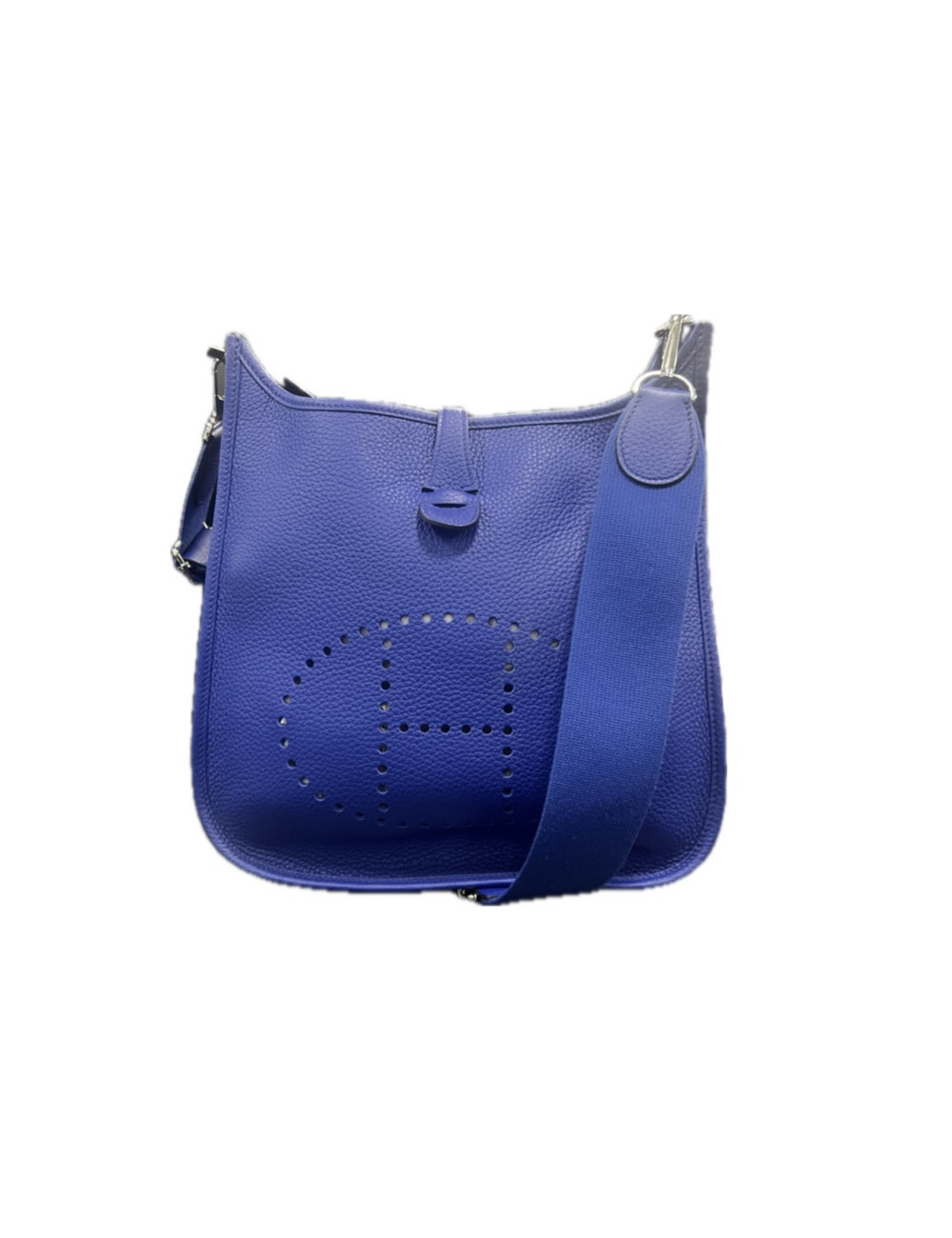Sac HERMES Evelyne bleu