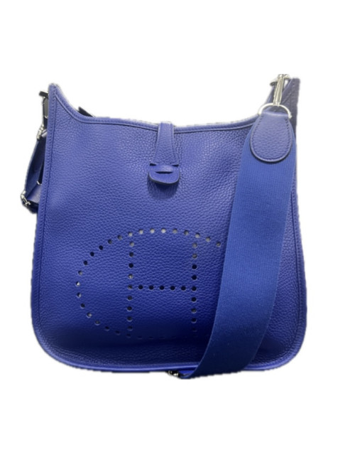 Sac HERMES Evelyne bleu